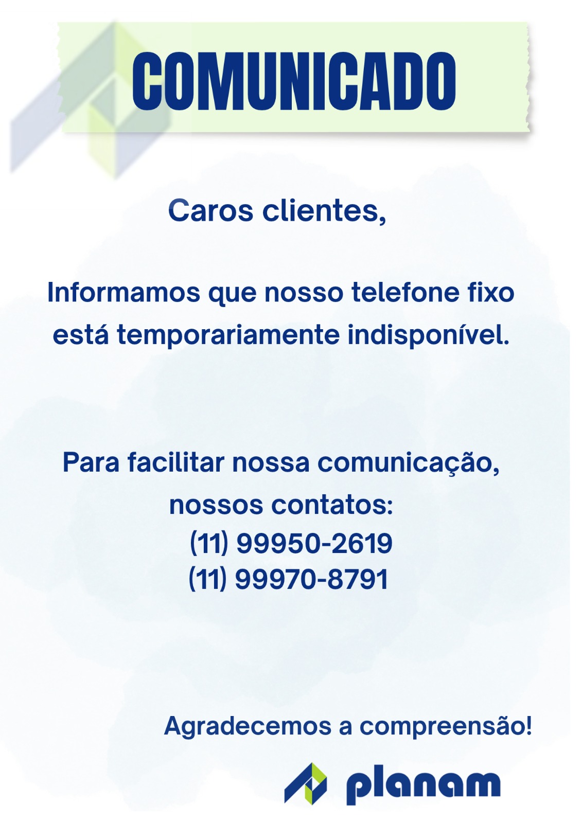 Problema com o Telefone